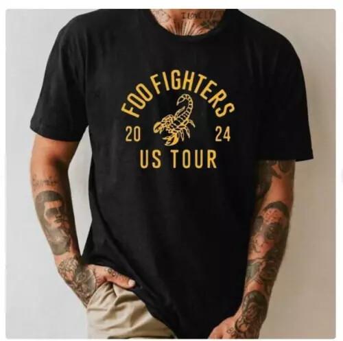 Foo Fighters US Tour 2024 T Shirt Foo Fighters Us Tour Gift fans Shirt.webp Unisex T-Shirt XXXXL
