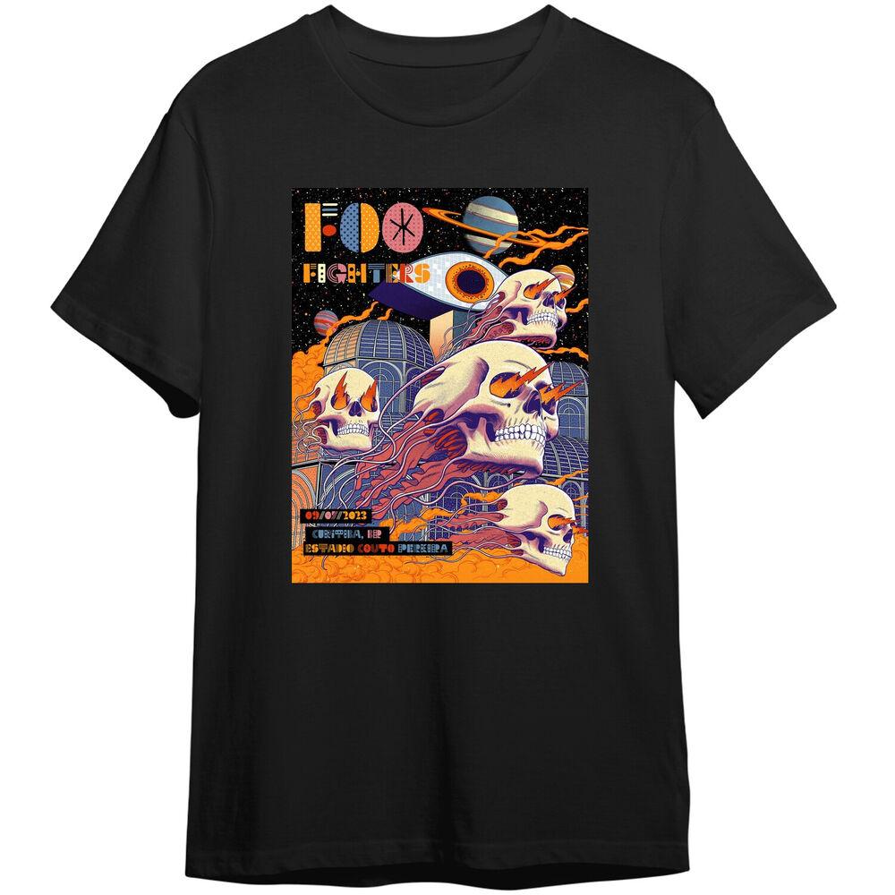 Foo Fighters Педро Корреа 07 сентября 2023 Тур Футболка Foo Fighters в стиле ретро Унисекс футболка XXXXL