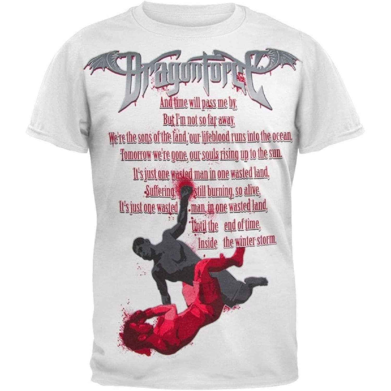 DragonForce - Fighters T-Shirt XXXXXL белый